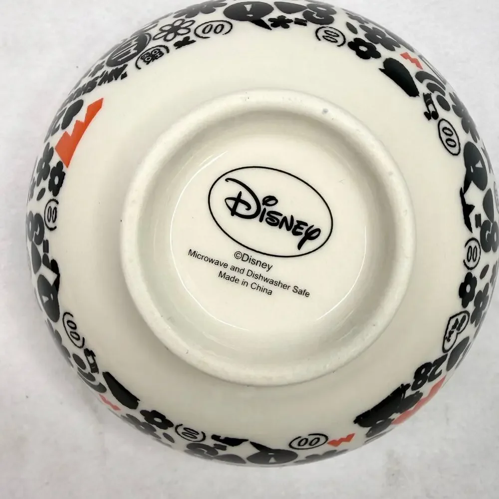 Set of 3 Disney Mickey Mouse Ceramic Bowls